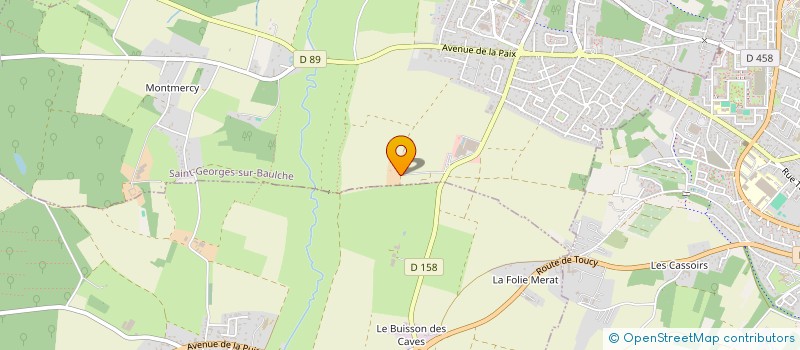 localisation de l'entreprise SCI MELADICE  SAINT-GEORGES-SUR-BAULCHE