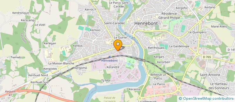 localisation de l'entreprise SCI MELAGUI  MERLEVENEZ