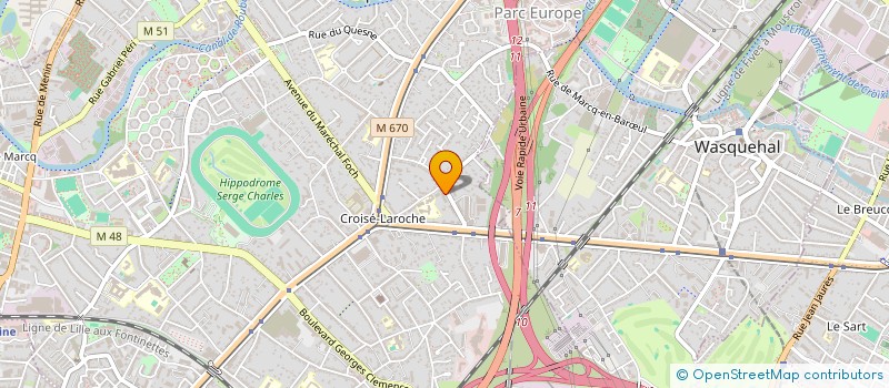 localisation de l'entreprise SCI MELAMA à MARCQ-EN-BARŒUL