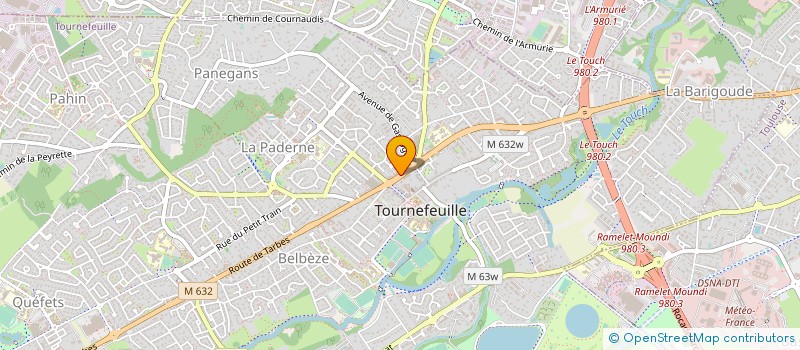 localisation de l'entreprise SCI MELAMAT  TOURNEFEUILLE