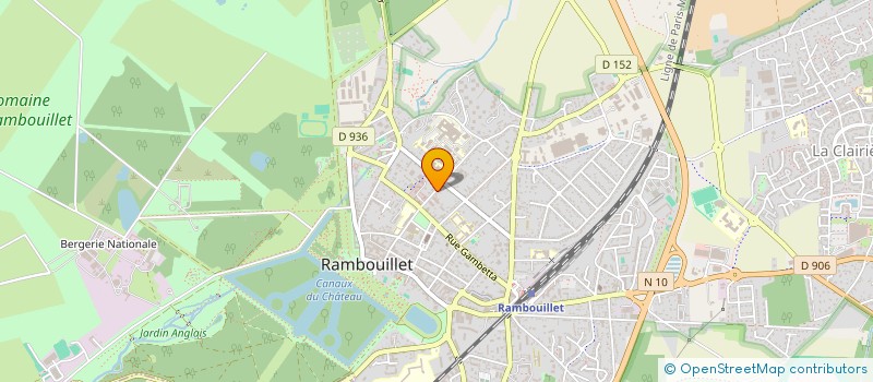 localisation de l'entreprise SCI MELANDRIN  RAMBOUILLET