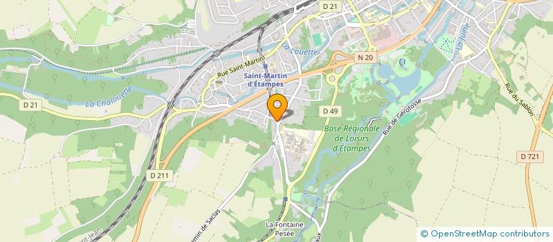 localisation de l'entreprise SCI MELANEROME37  ETAMPES