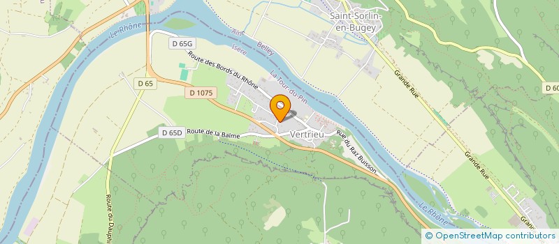 localisation de l'entreprise SCI MELANIDE  VERTRIEU