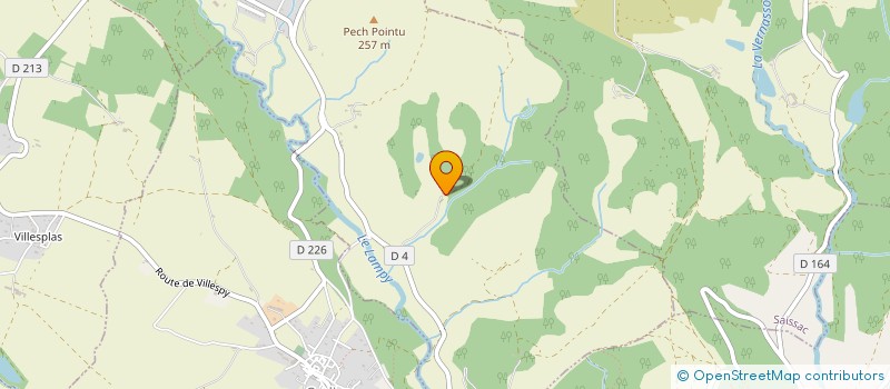 localisation de l'entreprise SCI MELANIE  ALZONNE