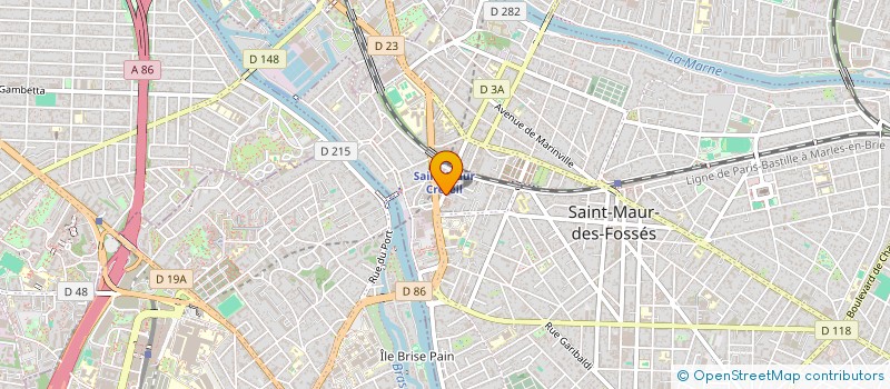 localisation de l'entreprise SCI MELANIE à SAINT-MAUR-DES-FOSSES