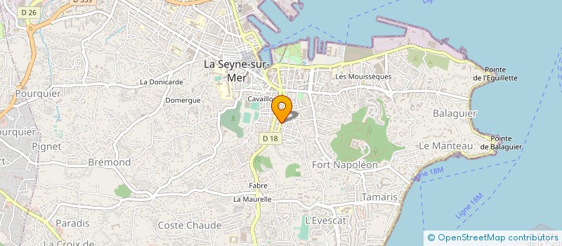 localisation de l'entreprise SCI MELANIE à LA SEYNE-SUR-MER