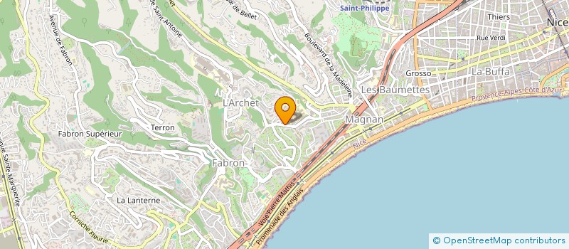localisation de l'entreprise SCI MELANIE à NICE