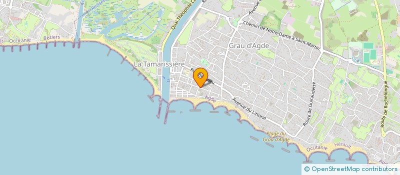 localisation de l'entreprise SCI MELANTO  AGDE