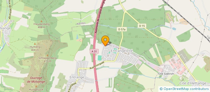 localisation de l'entreprise SCI MELAQUEN  ENTRANGE