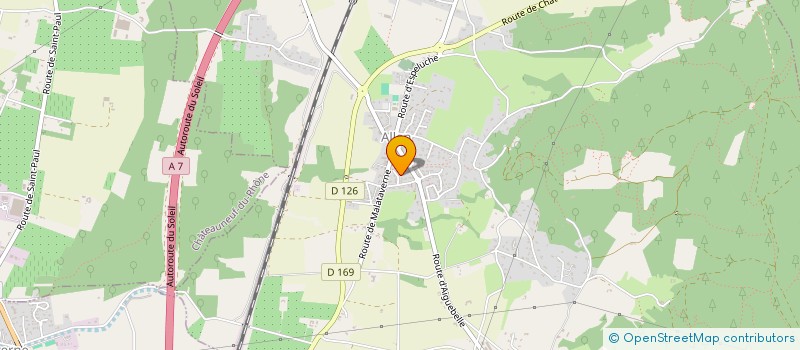 localisation de l'entreprise SCI MELARI à ALLAN