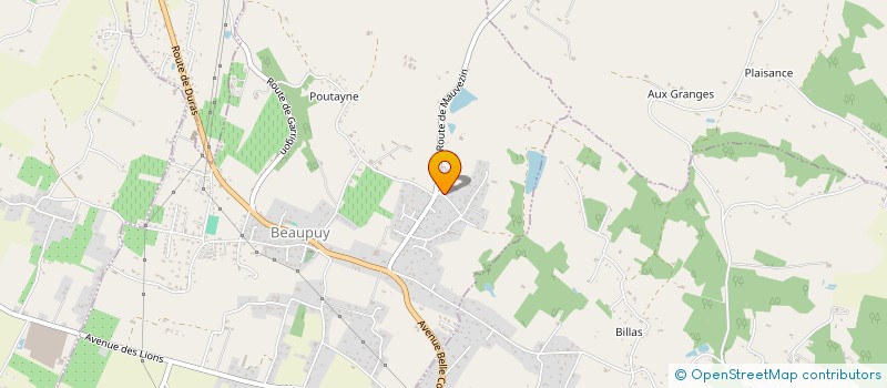 localisation de l'entreprise SCI MELAS  BEAUPUY