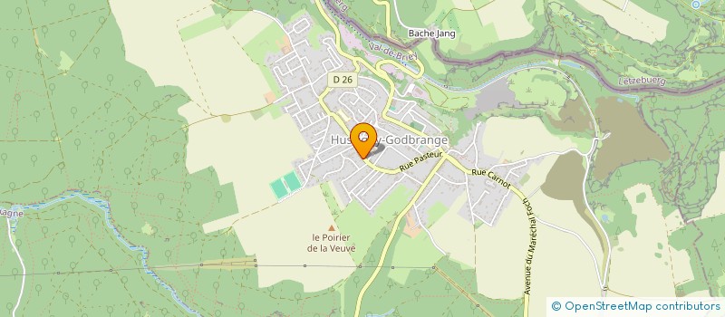 localisation de l'entreprise SCI MELAU  HUSSIGNY-GODBRANGE