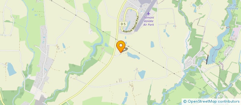 localisation de l'entreprise SCI MELAU  TALMONT-SAINT-HILAIRE