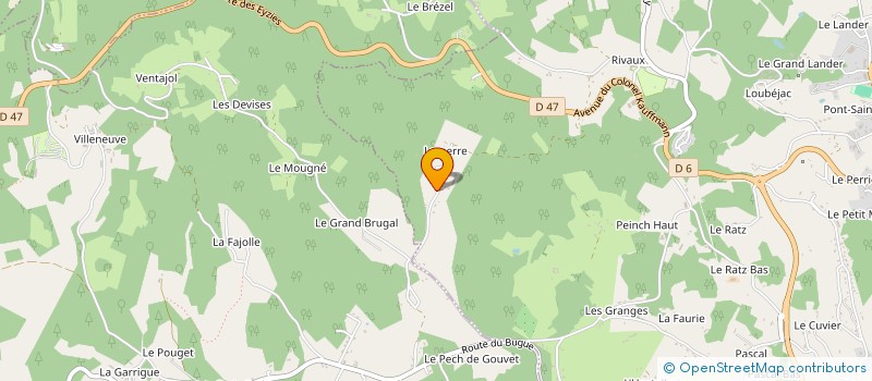 localisation de l'entreprise SCI MELAUGUI à SARLAT-LA-CANEDA