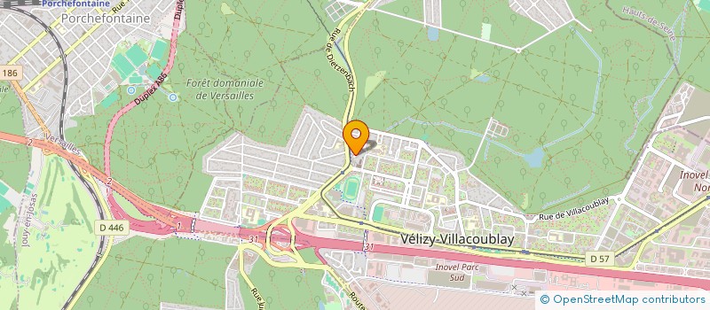localisation de l'entreprise SCI MELAURE  VELIZY-VILLACOUBLAY