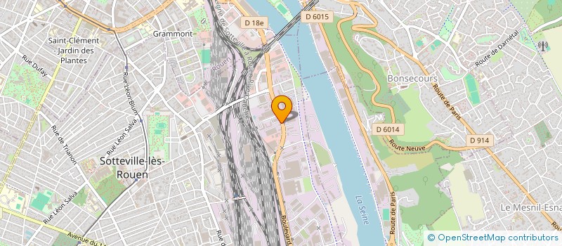 localisation de l'entreprise SCI MELAUTOM  SOTTEVILLE-LES-ROUEN