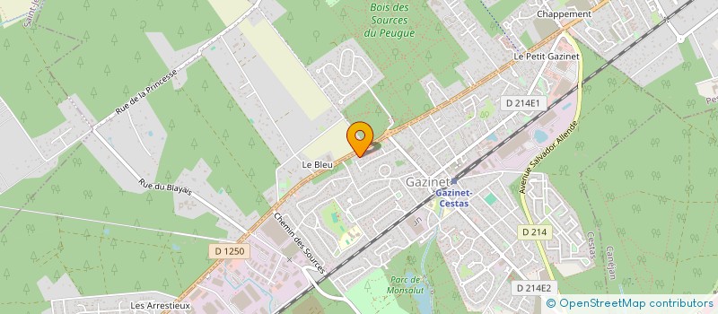 localisation de l'entreprise SCI MELAYR  CESTAS