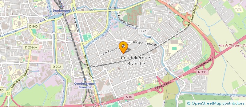 localisation de l'entreprise SCI MELBA  COUDEKERQUE-BRANCHE