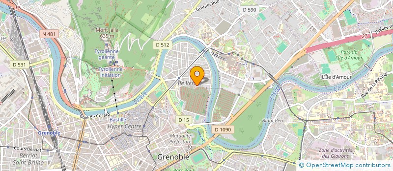 localisation de l'entreprise SCI MELBA  GRENOBLE