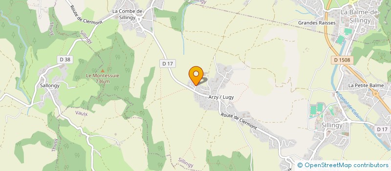 localisation de l'entreprise SCI MELBEN  SILLINGY