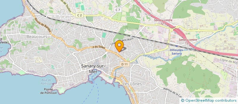 localisation de l'entreprise SCI MELCHIOR à SANARY-SUR-MER