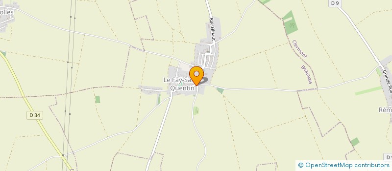 localisation de l'entreprise SCI MELD  LE FAY-SAINT-QUENTIN