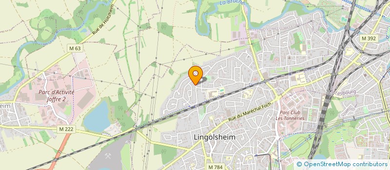 localisation de l'entreprise SCI MELDA  LINGOLSHEIM