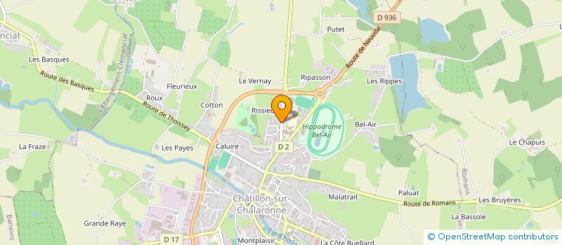 localisation de l'entreprise SCI MELEK  CHATILLON-SUR-CHALARONNE
