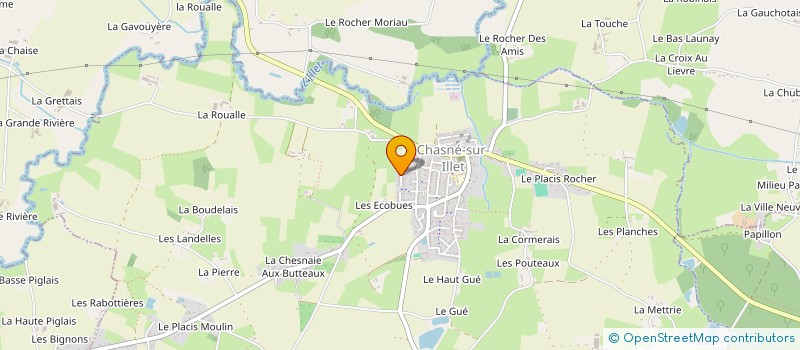 localisation de l'entreprise SCI MELEN  CHASNE-SUR-ILLET