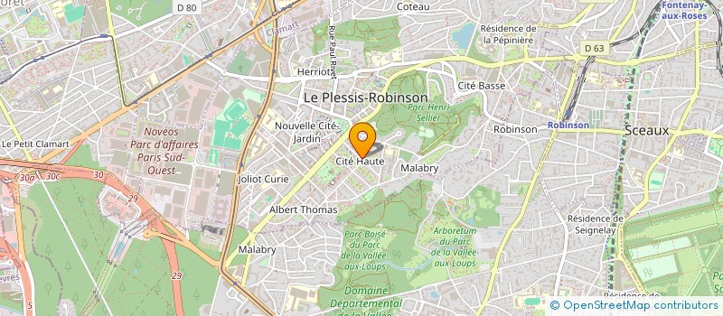 localisation de l'entreprise SCI MELETNOZ à LE PLESSIS-ROBINSON