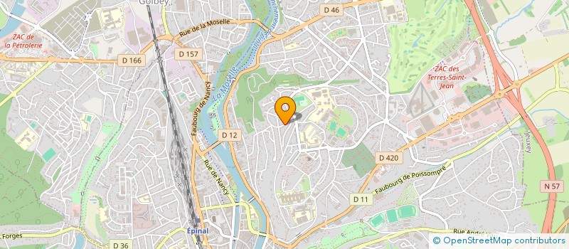 localisation de l'entreprise SCI MELEVA à EPINAL
