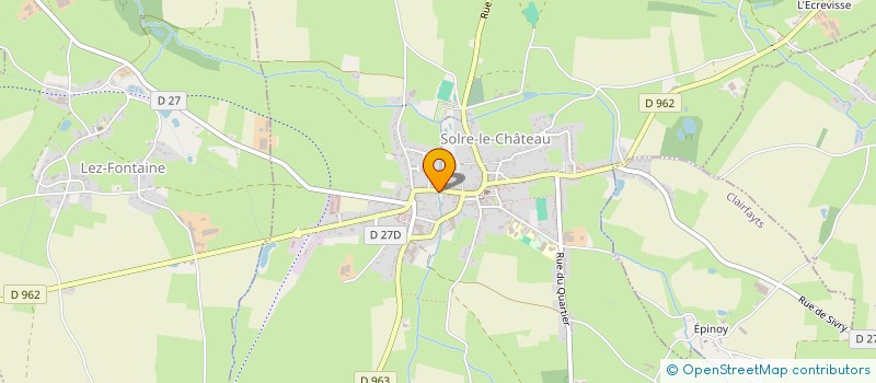 localisation de l'entreprise SCI MELEZ  SOLRE-LE-CHATEAU