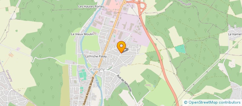 localisation de l'entreprise SCI MELEZE à GRAVIGNY