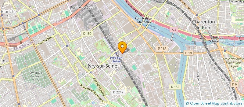 localisation de l'entreprise SCI MELEZE à IVRY-SUR-SEINE