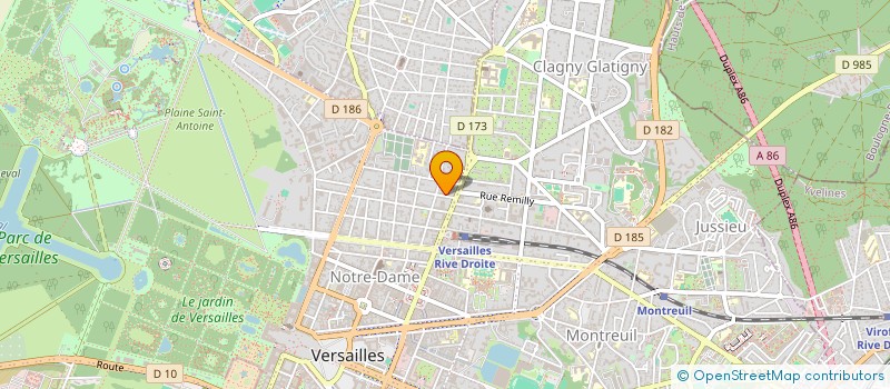localisation de l'entreprise SCI MELEZE DRAPIER à VERSAILLES