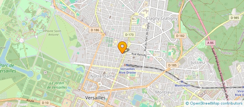 localisation de l'entreprise SCI MELEZE SAINT MARTIN à VERSAILLES