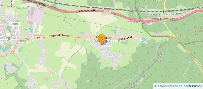 localisation de l'entreprise SCI MELEZES  DANNE-ET-QUATRE-VENTS