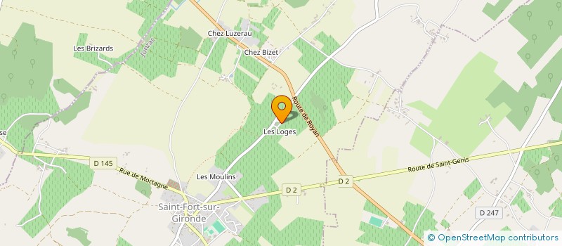 localisation de l'entreprise SCI MELFRAMAX  SAINT-FORT-SUR-GIRONDE