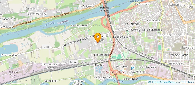 localisation de l'entreprise SCI MELGO  LA RICHE