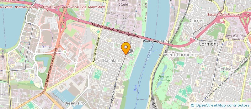 localisation de l'entreprise SCI MELGUEMO  BORDEAUX