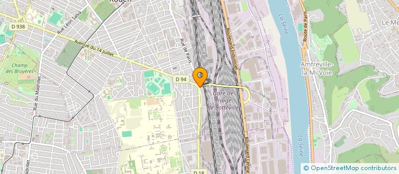 localisation de l'entreprise SCI MELI  SOTTEVILLE-LES-ROUEN