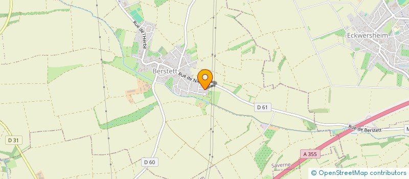 localisation de l'entreprise SCI MELI  BERSTETT