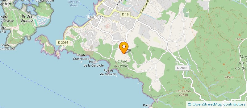 localisation de l'entreprise SCI MELI MELO à SIX-FOURS-LES-PLAGES