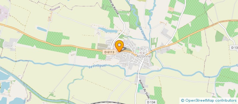 localisation de l'entreprise SCI MELI-NAH  ALZONNE