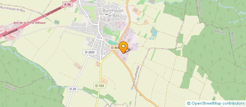 localisation de l'entreprise SCI MELIA  BURNHAUPT-LE-BAS