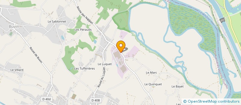 localisation de l'entreprise SCI MELIAM  LES AVENIERES VEYRINS-THUELLIN