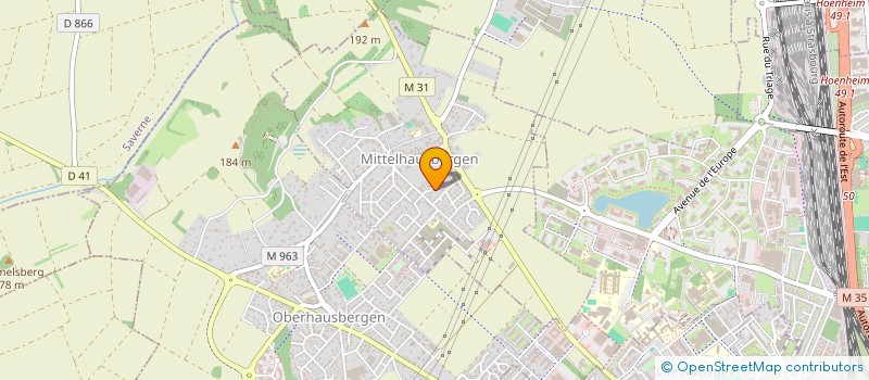 localisation de l'entreprise SCI MELIANA  MITTELHAUSBERGEN