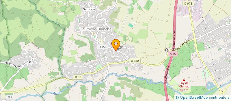 localisation de l'entreprise SCI MELIANDRE  LA ROCHE-BLANCHE