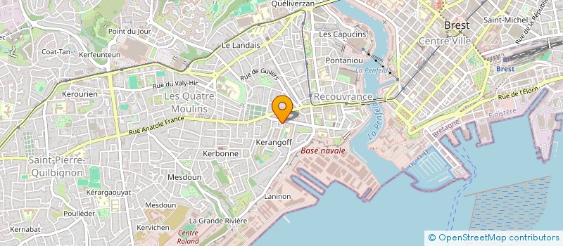 localisation de l'entreprise SCI MELIANE  BREST