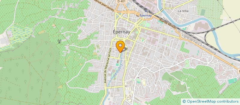 localisation de l'entreprise SCI MELIANNE  EPERNAY